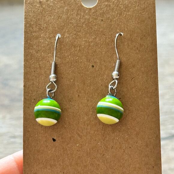 BOGO FREE COLORFUL MARBLE like earrings - Picture 1 of 3
